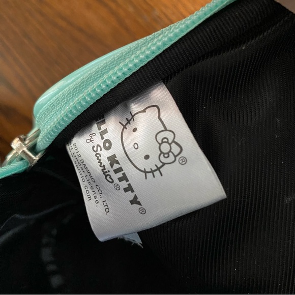 LoungeFly Hello Kitty Zip Up Bag in Mint - Picture 8 of 13
